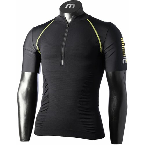 MICO Men&amp;#039;s T-Shirt M1 Trail Zip Neck Nero Slike