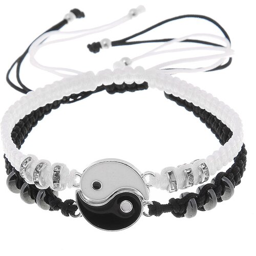 INF Komplet zapestnice z obeskom Yin Yang Silver, (21247849) Cene