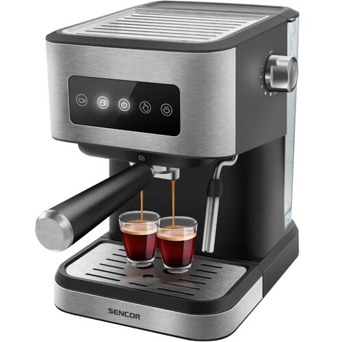 Sencor aparat za espresso kafu SES 4020SS ručni, crno/sivi Slike
