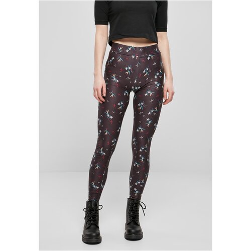 UC Ladies Women&amp;#039;s soft leggings AOP blackfloret Slike