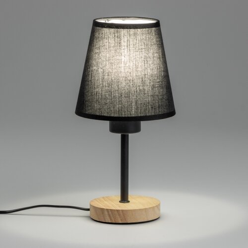  Brilagi - Stona lampa NUBILA WOOD 1xE27/25W/230V hrast/crna Slike