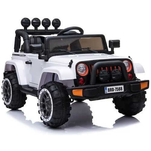 Lean Toys Avto na akumulator Jeep BRD-7588 bela lea Slike