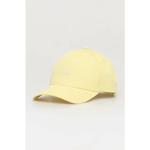 Hugo Bombažna bejzbolska kapa rumena barva