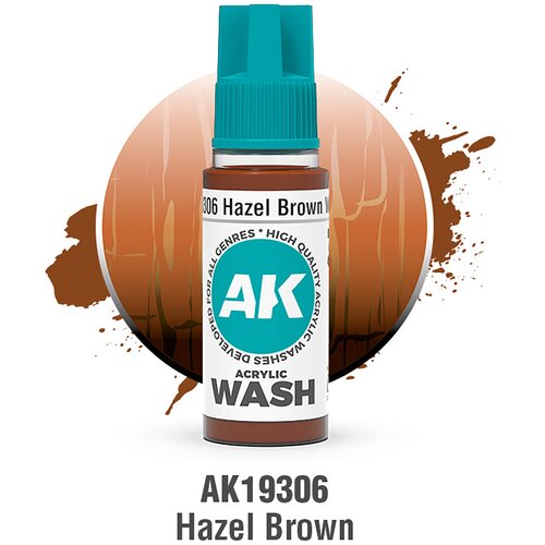 AK Interactive Hazel Brown Wash 18ml - AK19306 Cene