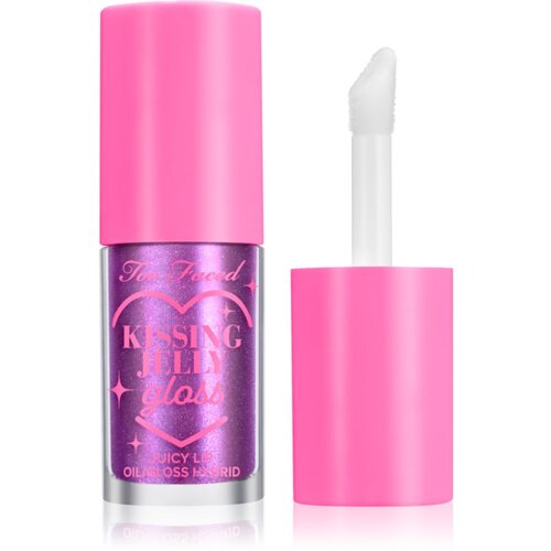 Too Faced Kissing Jelly Lip Oil Gloss uljno sjajilo za usne za intenzivnu hidrataciju nijansa Birthday Kiss 4.5 ml Slike