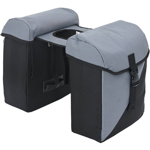 VidaXL Pannier torba Dvojne Torbe 35L Siva Slike