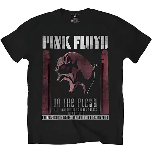 Pink Floyd Košulja In The Flesh Unisex Black 2XL