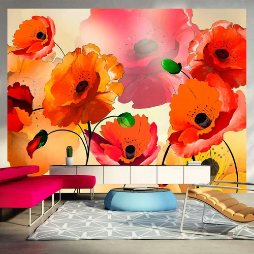  tapeta - Velvet poppies 350x270