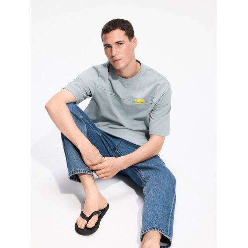 Reserved Relaxed fit majica kratkih rukava - srednjesivo Cijene
