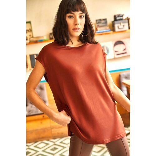 Olalook Blouse - Orange - Regular fit Slike