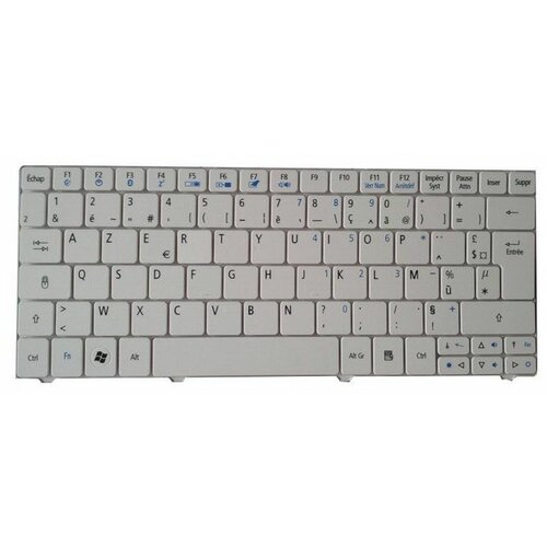 Xrt Europower tastatura za laptop acer D255 D257 521 532 D270 bela Slike