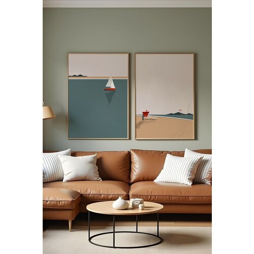 Wallity dekorativna slika Huhu486, 50x70cm, 2 dela Slike