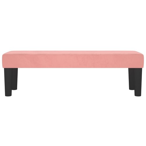  Klupa ružičasti 100x30x30 cm bar&amp;scaron;unasti Slike