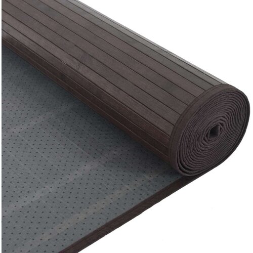 VidaXL Tepih pravokutni tamnosmeđi 80 x 500 cm od bambusa Slike
