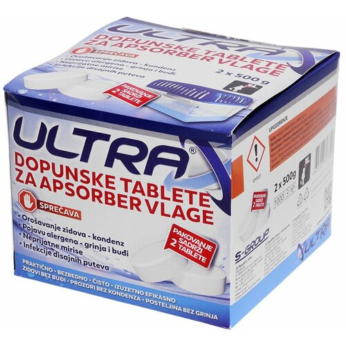 Ultra dopunske tablete za apsorber vlage 2*500gr Cene