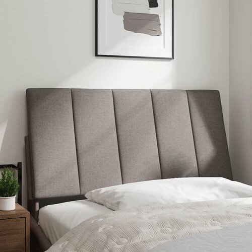 Maison Chic posteljno vzglavje - vzglavna omarica - vzglavna stranica taupe 100 cm blago, (21703924) Cene