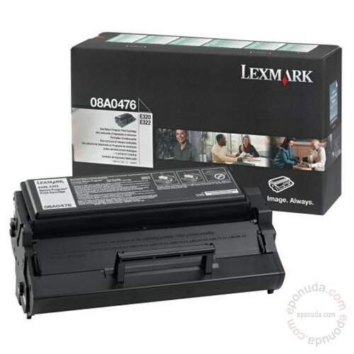 Lexmark 08A0476 black E320/E322 toner Slike