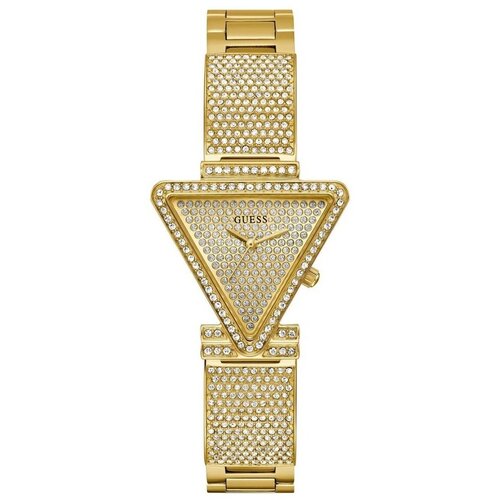 Guess Analogne ure gw0644l2 Pozlačena Cene