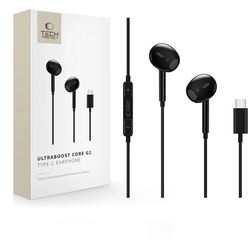 TECH-PROTECT SLUŠALKE ULTRABOOST CORE G2 USB-C ZA TELEFONE IN RAČUNALNIKE, (5000334398) Cene