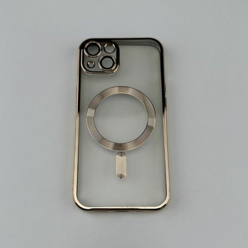 silikonska maska magsafe iphone 13/ zlatna Slike
