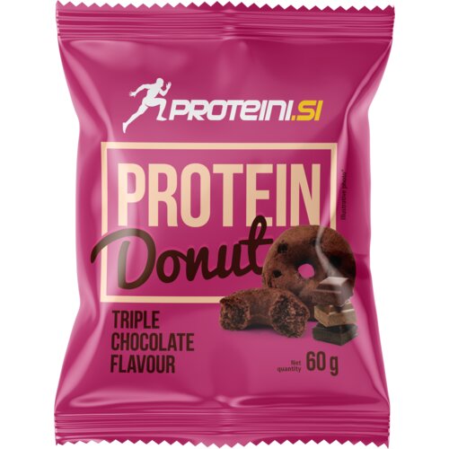 Proteini.si Proteinska krofna - Trostruka čokolada 60 g Slike