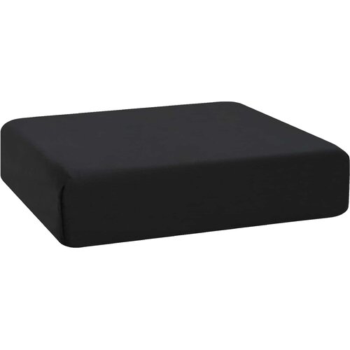  Jastuk za sjedalo 40 x 40 x 11 cm PU pjena Crna Slike