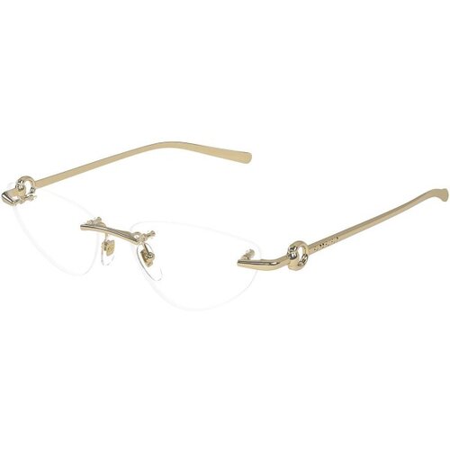 Gucci GG1702O 002 ONE SIZE (54) Zlata/Kristalna Cene