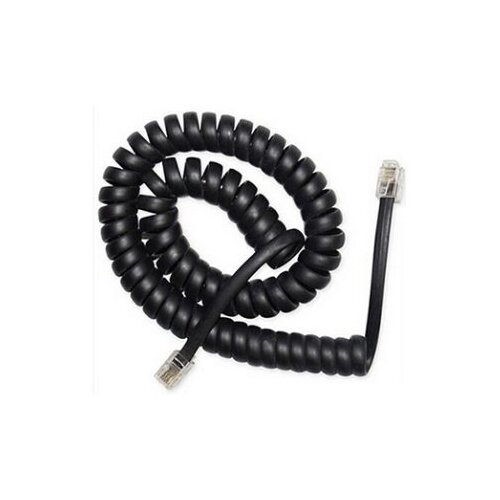Telefonski spiralni kabl za slusalicu 2m sa konektorima RJ-10, TC4P4CS-2M, GEMBIRD Slike