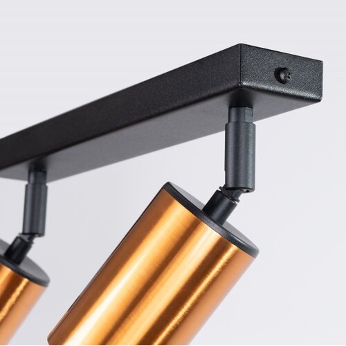 Sollux Lighting Sollux SL.1375 - Spot svetiljka WINX 2xGU10/10W/230V crna/bakrena Slike