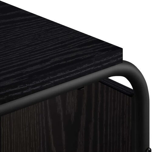  Bocni stol Crni hrast 40 x 31 x 55 cm Konstruirano drvo - Crni hrast Slike