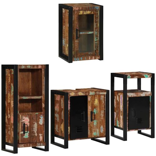  Set namještaja za kupaonicu 4 kom. Šareni 55 x 35 x 60 cm Cene