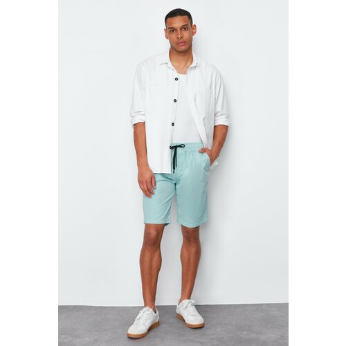 Trendyol Mint Color Regular Shorts Cene