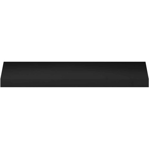  Prozorske klupice 2 kom. Crna 100 x 25 x 2 cm Čvrsto drvo bukve Slike