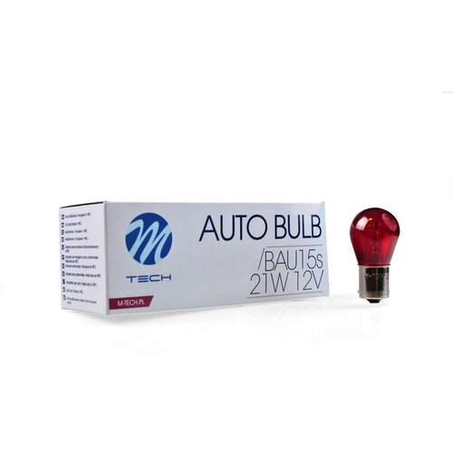 Mtech Sijalica 21 W BAU15S, 12 V, Crvena Cene
