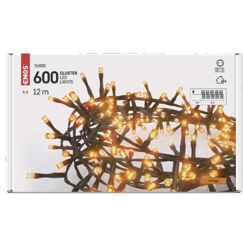 Emos LANAC - LEDENICA 600 LED 10M WW/MF Cene