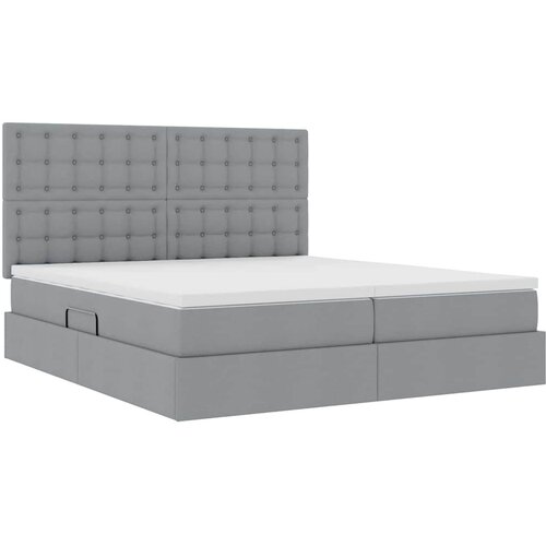  s od storage s pohranom Svjetlosiva 180 x 200 cm Tkanina Slike