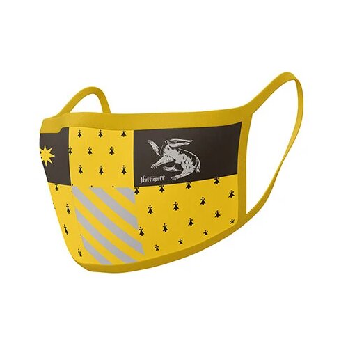 Pyramid International Maska za lice Harry Potter, Hufflepuff, 2 komada, Žuta Slike