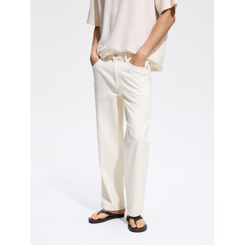 Reserved Loose traperice fit - krem Slike