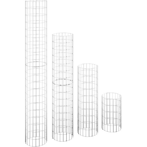  Kružne gabionske povi&amp;scaron;ene gredice 4 kom &amp;Oslash;30 x 50/100/150/200 cm Slike