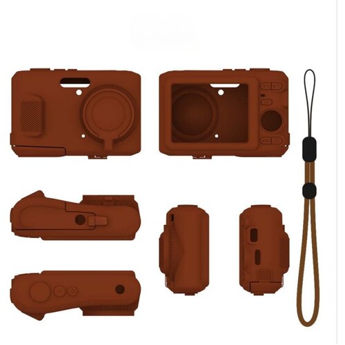 INF Silikonski za&amp;scaron;čitni ovitek za Kodak PIXPRO FZ45 &amp;ndash; proti prahu Brown, (5000335638) Slike