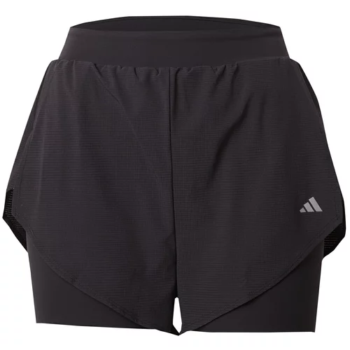 Adidas Športne hlače 'D4T HIIT' siva / črna