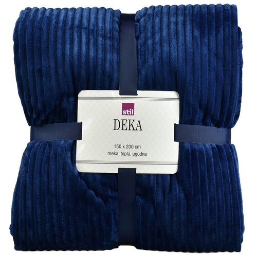STIL deka rib plava 150x200 cm Cijene