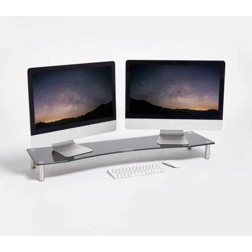 Vonhaus stakleno postolje za monitor XL crno Cijene