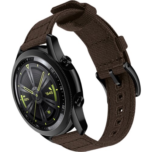 INF Tkana pašček za uro s hitrim sproščanjem za Huawei GT4 Brown 20 mm, (22102994) Cene