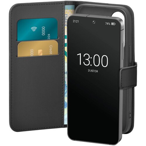 Puro etui za knjižico s preklopom in denarnico za samsung galaxy S25+ eko usnje, (5000062713) Cene