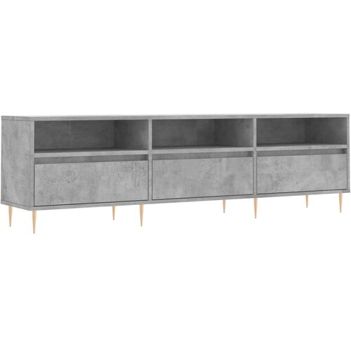 Maison Chic TV omarica - TV stojalo - Televizijska omarica betonsko siva 150x30x44,5 cm inženirski les, (21698816) Cene