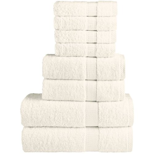  8-dijelni vrhunski set ručnika SOLUND krem 600 gsm Cijene