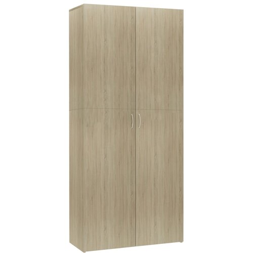  za cipele boja hrasta 80x35,5x180 cm konstruirano drvo Slike