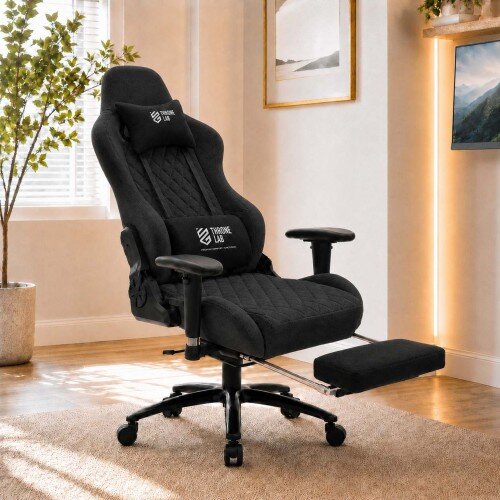 ThroneLAB Stolice za kompjuter 8795 AirTech - Black Slike