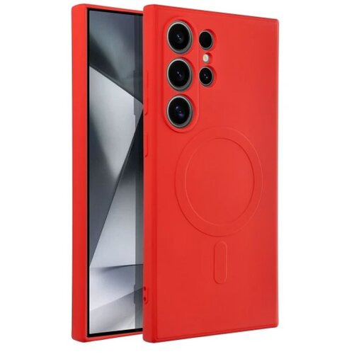Silicone Mag Cover compatible with MagSafe maska za SAMSUNG S24 ULTRA red Cijene
